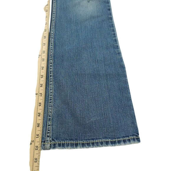 Silver Jeans Alex Bootcut Womens Size 33 Distressed Low Rise Med Wash Denim - Picture 9 of 15